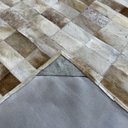 Ver imagem 3 de Tapete de Couro Bege Malhado 1,50x2,00 Retângulos