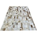 Ver imagem 1 de Tapete de Couro Bege Malhado 1,50x2,00 Retângulos