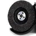 Ver imagem 5 de Disco Lixa Flap Cônico 115mm Grão 120 Madeira Aço Desbaste | 02 Un