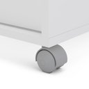 Ver mais imagens de Gaveteiro Maia 4 Gavetas 4 Rodízios Politorno Branco Branco