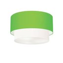 Ver imagem 1 de Plafon para Banheiro Cilíndrico Sb-3045 Cúpula Cor Verde Limão Branco