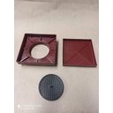 Ver imagem 3 de Ralo Invisível Sifonado 15x15 Marrom Terracota Banheiro modelo Porcelanato Colar Piso - Ficone Reis