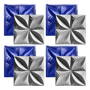 Formas Campestre 3d Abs Azul Gesso Cimento 1mm Lindíssimas