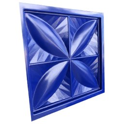 Formas Campestre 3d Abs Azul Gesso Cimento 1mm Lindíssimas - 4