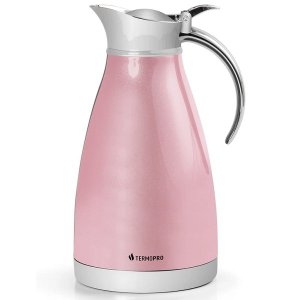 Jarra Termica AÇO INOX Grecia 1,5L Termopro Rosa