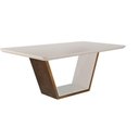 Ver imagem 1 de Mesa Luna 1 Tampo 180cm Mobillare Off White