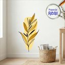 Ver imagem 1 de Adesivo Floral Boho Amarelo Estilo Nórdico 47x90 Minimalista Mod.03