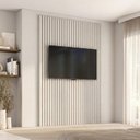 Ver imagem 1 de Painel Ripado para TV até 65 Polegadas Planejado 160x250cm Aruá CabeCasa MadeiraOriginals Off White