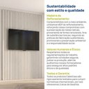 Ver imagem 7 de Painel Ripado para TV até 65 Polegadas Planejado 160x250cm Aruá CabeCasa MadeiraOriginals Off White