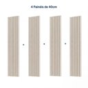 Ver imagem 5 de Painel Ripado para TV até 65 Polegadas Planejado 160x250cm Aruá CabeCasa MadeiraOriginals Off White