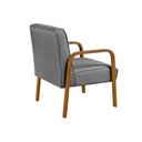 Ver imagem 4 de Kit 2 Poltronas Anita Conjunto Cadeiras Moderna Braço Madeira