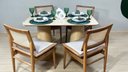 Ver imagem 4 de Mesa de Jantar Cone Retangular Vitta 180x100cm Madeira Carvalho Branco