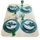 Ver imagem 3 de Mesa de Jantar Cone Retangular Vitta 180x100cm Madeira Carvalho Branco