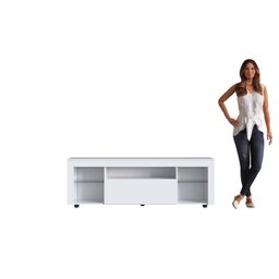Rack para Tv até 60 Polegadas Estilo Gamer 1 Gaveta 2 Prateleiras em Vidro e Iluminação em Led Yesca - 14