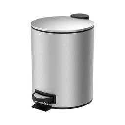 Lixeira para Banheiro e Cozinha Inox com Pedal Spin 12 Litros - Brinox - 1