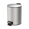 Lixeira para Banheiro e Cozinha Inox com Pedal Spin 12 Litros - Brinox - 1