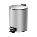 Ver imagem 1 de Lixeira para Banheiro e Cozinha Inox com Pedal Spin 12 Litros - Brinox