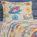 Ver imagem 2 de Colcha Solteiro Bouti Kids Dupla Face Estampado 2 Peças - Dino Bia Enxovais