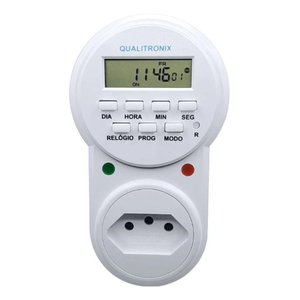 Timer Temporizador Digirtal Programável Tomada Bivolt Qtd01