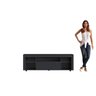 Rack para Tv até 60 Polegadas Estilo Gamer 1 Gaveta 2 Prateleiras em Vidro e Iluminação em Led Yesca - 15