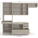 Ver imagem 2 de Cozinha Completa Planejada 2,60mt 05 Peças Linha Maxxi Cb365 Kappesberg- Nogal