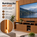 Ver imagem 4 de Estante Home para TV até 75 Polegadas com LED 2 Portas Jordão Freijó