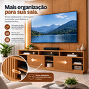 Ver imagem 7 de Estante Home para TV até 75 Polegadas com LED 2 Portas Jordão Freijó