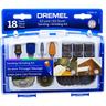 Kit Dremel para Lixar e Desbastar 18 Peças - Ez686 - Dremel - 1