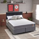 Ver imagem 2 de Colchão Queen Enrolado Espuma 158cm Keepcore Cinza/Branco Herval