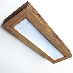 Luminária Lustre Pendente Rústico Madeira Led Lustre 40w - 1