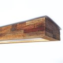 Ver imagem 6 de Luminária Lustre Pendente Rústico Madeira Led Lustre 40w