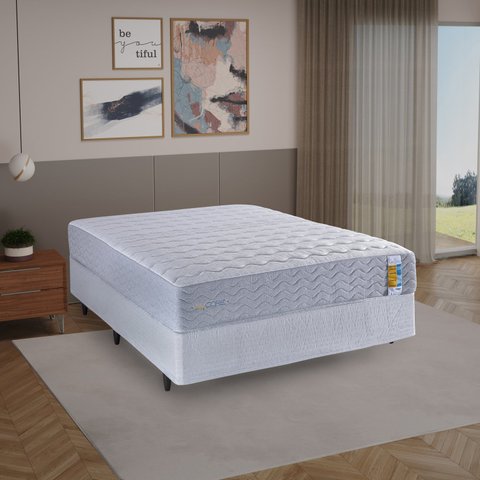 Colchão Queen Enrolado Molas Ensacadas 158cm Bumpcore