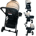 Ver imagem 2 de Carrinho de Bebe Bebe Conforto Passear Baby Jupiter 3 em 1 Caqui