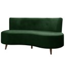 Ver imagem 6 de Sofá Living 3 Lugares 160cm Aang Pés Palito Veludo Verde G33 - Gran Belo