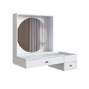 Ver imagem 2 de Penteadeira Suspensa com Nicho Aberto Gaveta e Gavetão Es1001