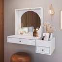 Ver imagem 1 de Penteadeira Suspensa com Nicho Aberto Gaveta e Gavetão Es1001