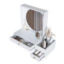 Ver imagem 4 de Penteadeira Suspensa com Nicho Aberto Gaveta e Gavetão Es1001