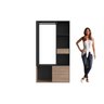 Guarda-roupa Closet com 1 Gaveta 1 Cabideiro 2 Prateleiras e 1 Porta Cl100 - 9