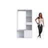 Guarda-roupa Closet com 1 Gaveta 1 Cabideiro 2 Prateleiras e 1 Porta Cl100 - 9