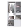 Guarda-roupa Closet com 1 Gaveta 1 Cabideiro 2 Prateleiras e 1 Porta Cl100 - 7