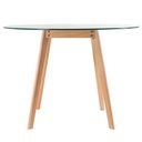 Ver imagem 7 de Mesa Redonda 100cm + 3 Cadeiras Verde Escuro Verde-Escuro