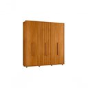 Ver imagem 4 de Guarda Roupa Portinari 100% Mdf - 6 Portas de Abrir com Amortecimento - 4 Gavetas com Corrediças