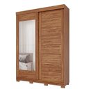 Ver imagem 3 de Guarda-Roupa Solteiro 160cm 2 Portas de Correr com Espelhos 100% Mdf Dubai Espresso Móveis