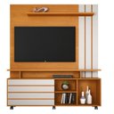 Ver imagem 3 de Estante Home para Tv até 65 Polegadas Serrano Jcm Móveis Cinamomo Off White /onix Flex