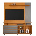 Ver imagem 4 de Estante Home para Tv até 65 Polegadas Serrano Jcm Móveis Cinamomo Off White /onix Flex