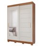 Guarda Roupa 160,10cm 2 Portas de Correr 3 Gavetas com Espelhos 100% Mdf Dubai Espresso Móveis - 3