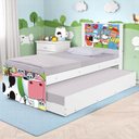 Ver imagem 1 de Bi Cama Juvenil Zap com Cabeceira Fazendinha Feliz