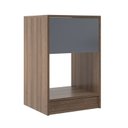 Ver imagem 2 de Mesa de Cabeceira Bravo com Gaveta e Nicho