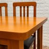 Conjunto Mesa 120x80 e 4 Cadeira Colonial com Estofado Mel - 5