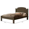 Cama Casal 100% Mdf 107x144x195cm Iris - 3